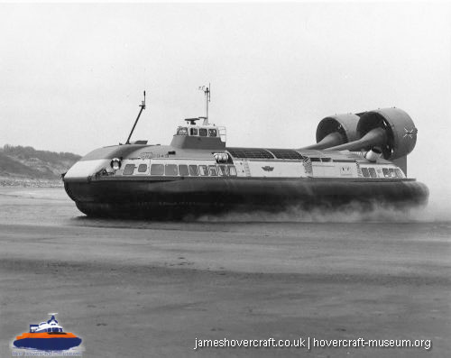 Vosper-Thornycroft VT2 in service -   (submitted by The <a href='http://www.hovercraft-museum.org/' target='_blank'>Hovercraft Museum Trust</a>).